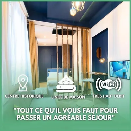 Le Basin - Premium - Terrasse -hypercentre - Cosy - Rent Immo Dijon